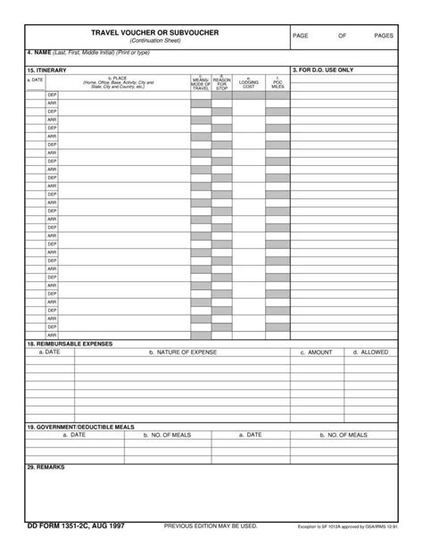 Form Dd 1351 2c Fillable ≡ Fill Out Printable Pdf Forms Online