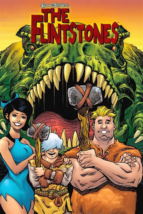 The Flintstones Comics Art Poster