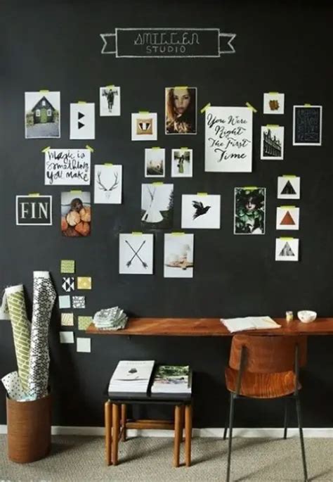 50 Smart Chalkboard Home Office Décor Ideas Digsdigs