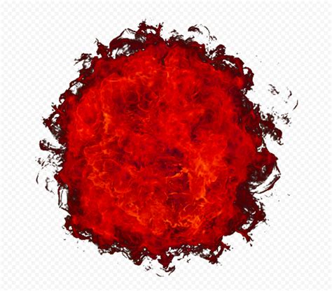 Red Explosion Art