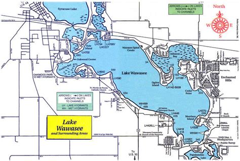 Map Wawasee Property Owners Association