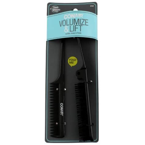 Conair Volumize And Lift Hair Comb And Brush 2 Ct 1 Kroger