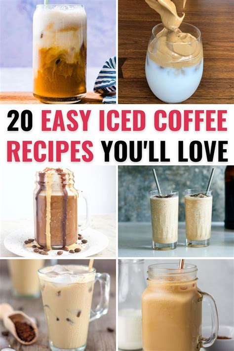 Easy Iced Coffee Recipes It Is A Keeper