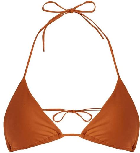 Matteau The String Triangle Bikini Top Selena Gomez Wearing An Orange