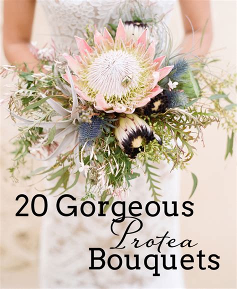 20 Gorgeous Protea Wedding Bouquets Southbound Bride