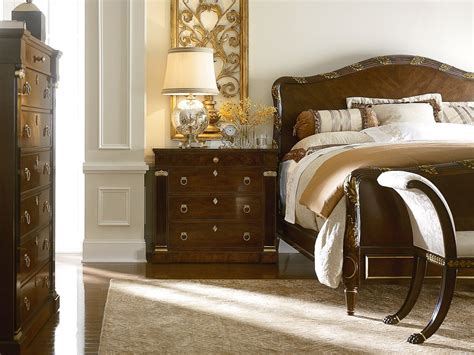 Dresser, chest, mirror, 2 nightstands hdbrd. Henredon Osterley Manor Bed #bedroom | Furniture, Henredon furniture, Luxury furniture design