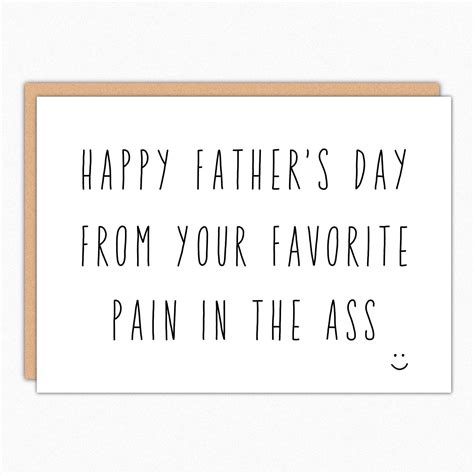 Happy Fathers Day Card Funny Fathers Day Card From Etsy