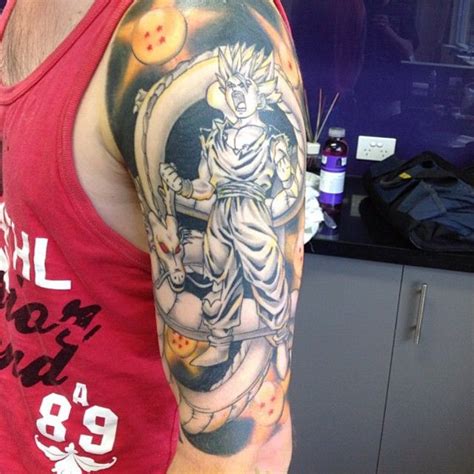 Goku has been added to my dragon ball sleeve. 165 Likes, 8 Comments - Holly (@dbztattoos) on Instagram ...