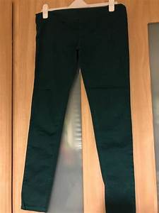 Maternity Jeans Green H H Mama Size 8 Over Bump Skinny Jeans