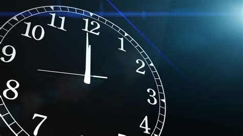 Clock Midnight Stock Video Footage For Free Download