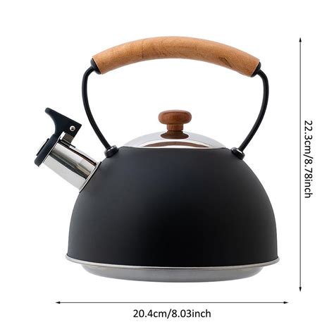 2 5L Whistling Kettle For Gas Stove Chaleira Bouilloire Stainless Steel