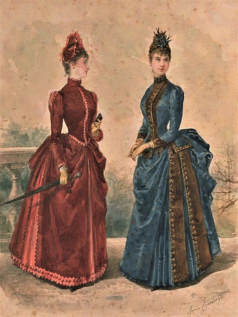 La Mode Illustree 1888 Historical Fashion 1880s Fashion 1880 Fashion