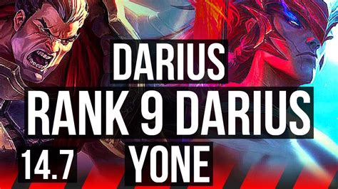 Darius Vs Yone Top Legendary Games Rank Darius