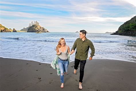 College Cove And Trinidad State Beach Engagement Session Parkys Pics