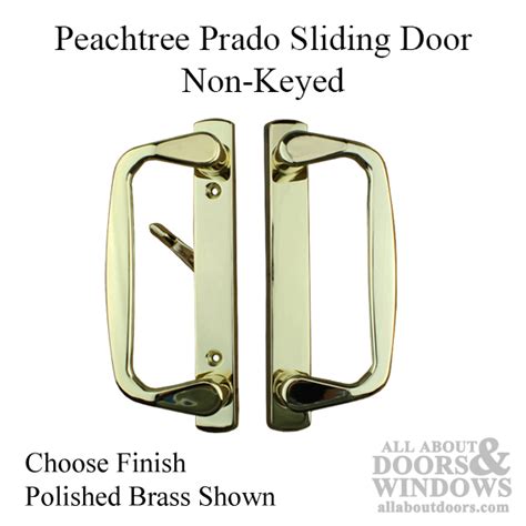 Peachtree Prado Sliding Patio Door Handle Set With Mortise Lock Patio