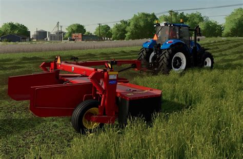 New Hollandcase Ih 200 Series Discbine V10 Fs22 Farming Simulator