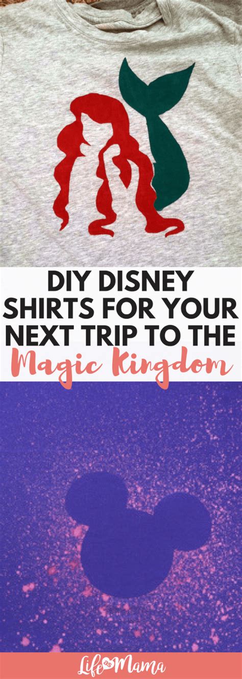 Diy Disney Shirts For Your Next Trip To The Magic Kingdom