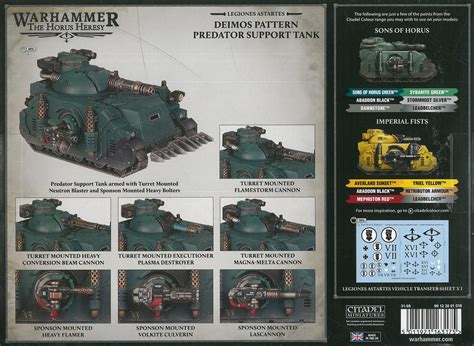Warhammer The Horus Heresy Deimos Pattern Predator Support Tank