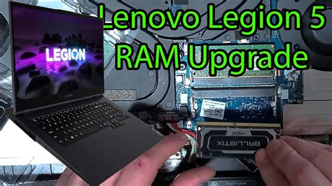 Upgrade Ram On Lenovo Legion 5 Youtube