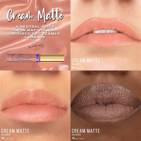 Lipsense Cream Matte Gloss Limited Edition Swakbeauty Com