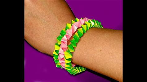 Diy Easy Bracelet Paper Bracelet Only 3 Minutes Great Idea For Ts