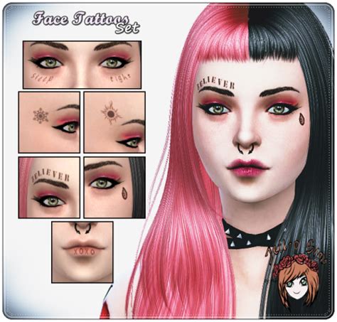 Sims 4 Ccs The Best Tattoos By All Monsters Are Sims