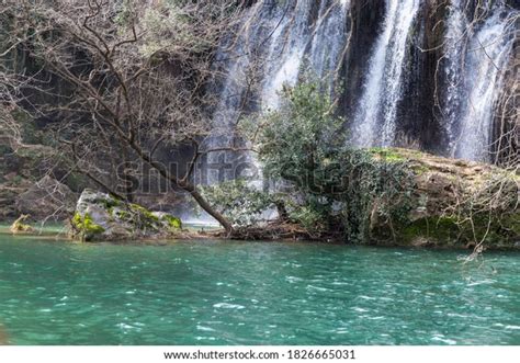 Kursunlu Waterfalls Antalya Turkey Kursunlu Selalesi Stock Photo