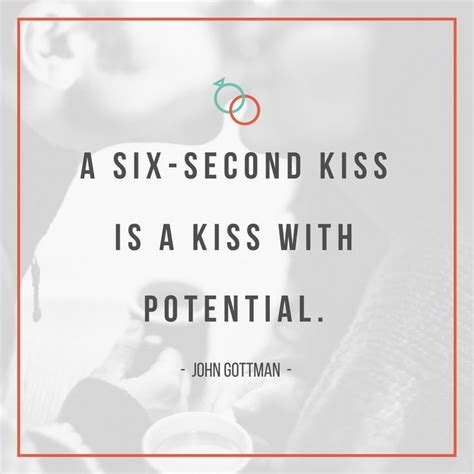 Freshfridays Quote The Six Second Kiss Gottman Quotes John Gottman