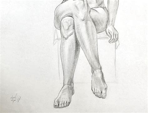 Nude Female Woman S Body Graphite Pencil Drawing Etsy UK