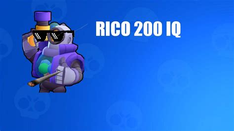 His super burst is a long barrage of bouncy bullets that pierce targets! RICO 200 IQ - Brawl Stars - YouTube