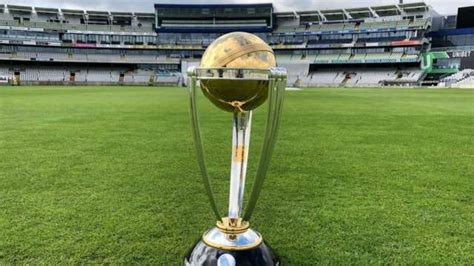 Icc World Cup 2019 Trophy Arrives In Delhi As Part Of Its Global Tour