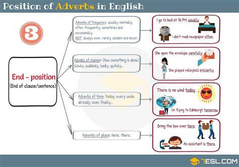 In this lesson, learn to expand your vocabulary with a wide range of adverbs that will add complexity and nuance to your speech. Position of Adverbs in English Sentences 3/3 (con imágenes) | Gramática del inglés, Adverbios ...