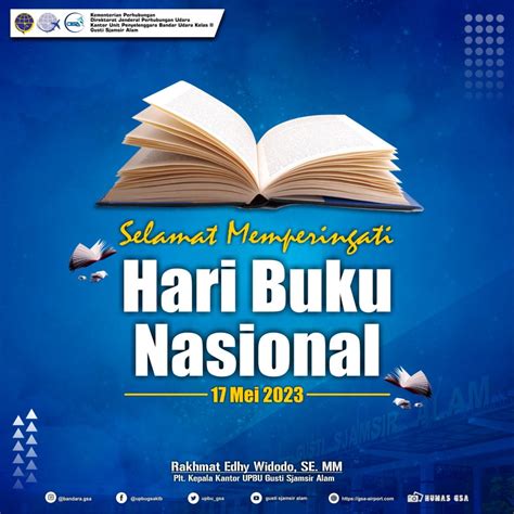 Selamat Memperingati Hari Buku Nasional Upbu Gusti Sjamsir Alam