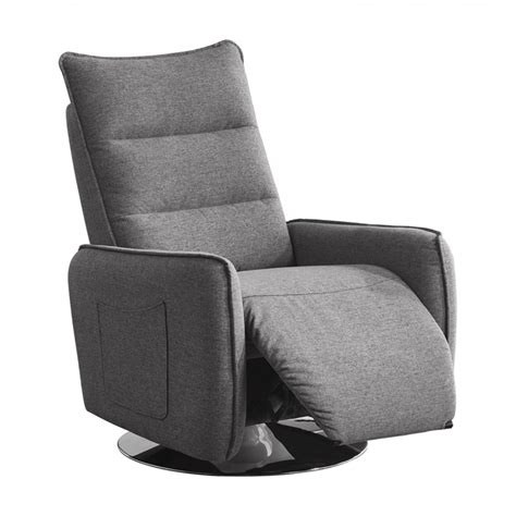 Buy recliners online at best prices. Divani Casa Fairfax Modern Grey Fabric Recliner Chair ...