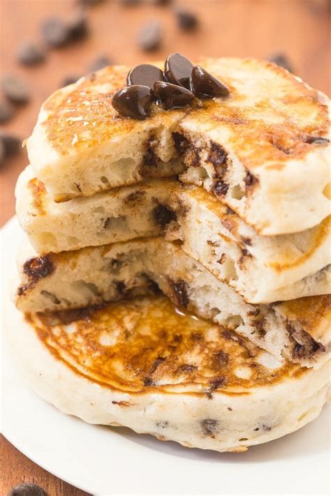 Healthy low carb recipe for scallops : Healthy Fluffy Low Carb Chocolate Chip Pancakes