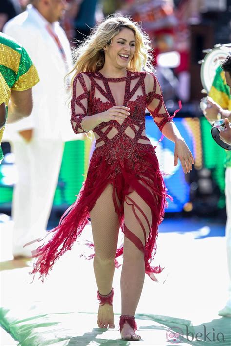Shakira Durante Su Actuaci N En La Clausura Del Mundial De Brasil
