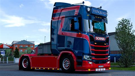 Dutch Style Metallic Skin For Scania S V Ets Euro Truck Simulator Mods American Truck