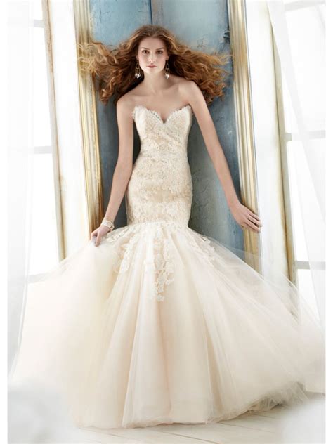 30 mermaid wedding dresses youll admire. Best Mermaid Tulle Wedding Dresses for Flamboyant Look ...