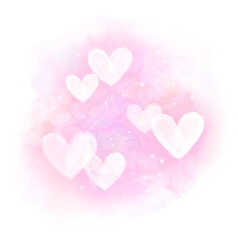 Love Heart Glitter Colorsplash Watercolor Colorful Kpop