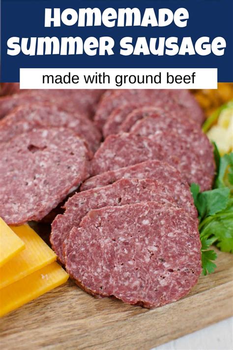 The method is very simple, but. Meal Suggestions For Beef Summer Sausage / Summer Sausage ...