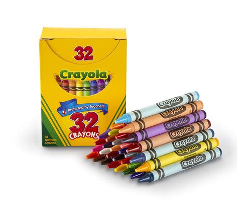 Crayola 32 Count Crayons Tuck Box