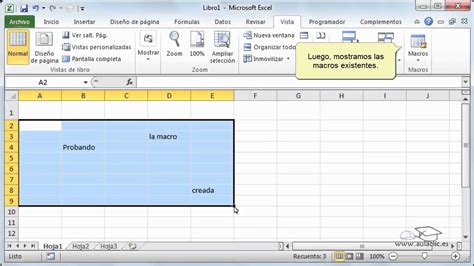 Curso De Excel 2010 18 Crear Una Macro Youtube