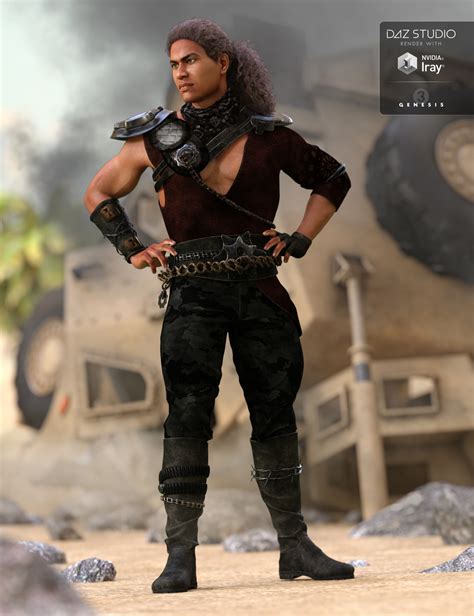 Eternal Desert Warrior Male Textures Daz 3d