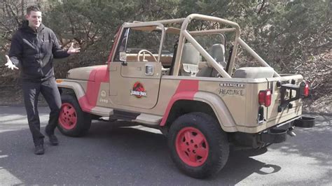 Abandoned Jeep Wrangler Restored To Be Jurassic Park Tribute Car