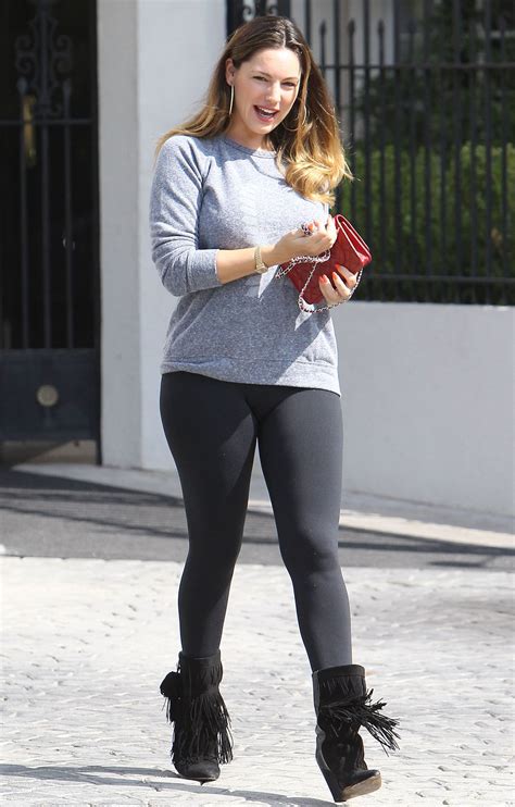 Kelly Brook Booty In Tights Out In Los Angeles Oct 2014 Celebmafia