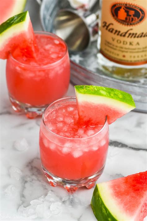 Watermelon Vodka Tonic Shake Drink Repeat Recipe Watermelon Vodka