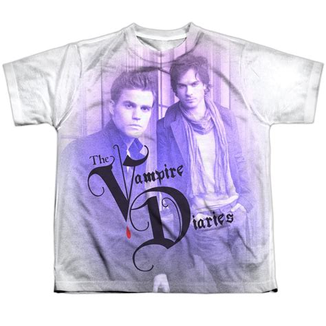 Vampire Diaries Stefan And Damon Officially Licensed Sublimation Youth