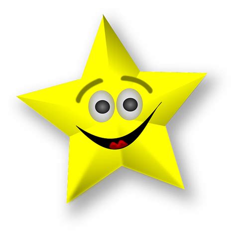 Free Vector Graphic Star Happy Smiley Emoticon Free Image On