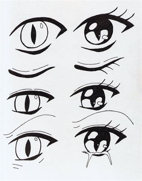 Animecatzeyesbydrawinganieyesclub Cat Eyes Drawing