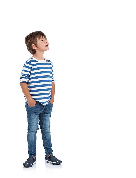 Isolated Full Length Standing Child Stock Photos Pictures And Royalty